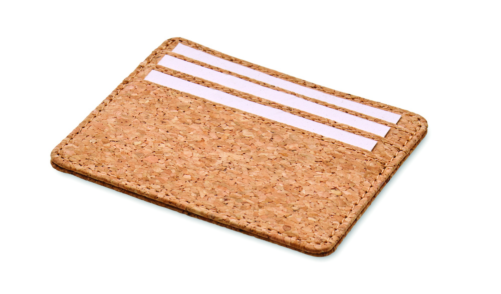 Логотрейд pекламные cувениры картинка: Cork cardholder with RFID
