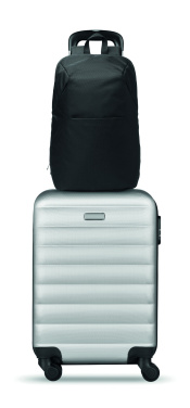 Лого трейд бизнес-подарки фото: 600D RPET backpack trolley