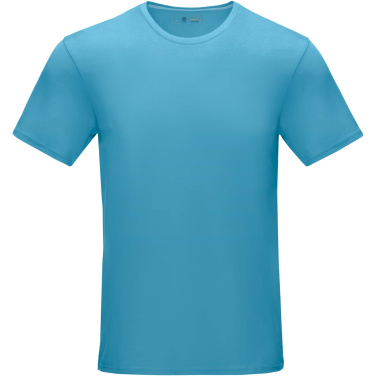 Логотрейд pекламные подарки картинка: Azurite short sleeve men’s organic t-shirt