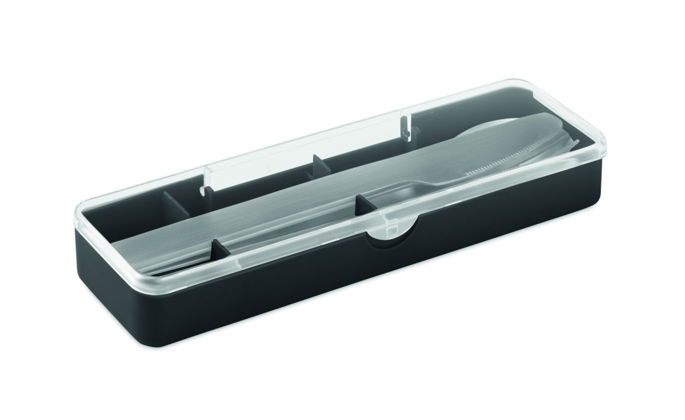 Логотрейд pекламные продукты картинка: Stainless steel cutlery set