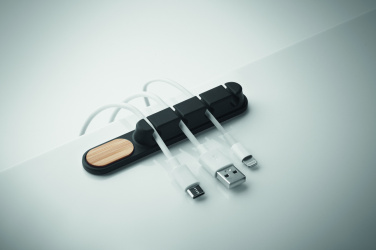 Лого трейд бизнес-подарки фото: Silicone cable organiser