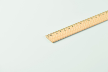 Логотрейд pекламные cувениры картинка: Wooden ruler 30cm