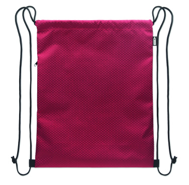 Логотрейд pекламные cувениры картинка: Drawstring bag in 420D RPET