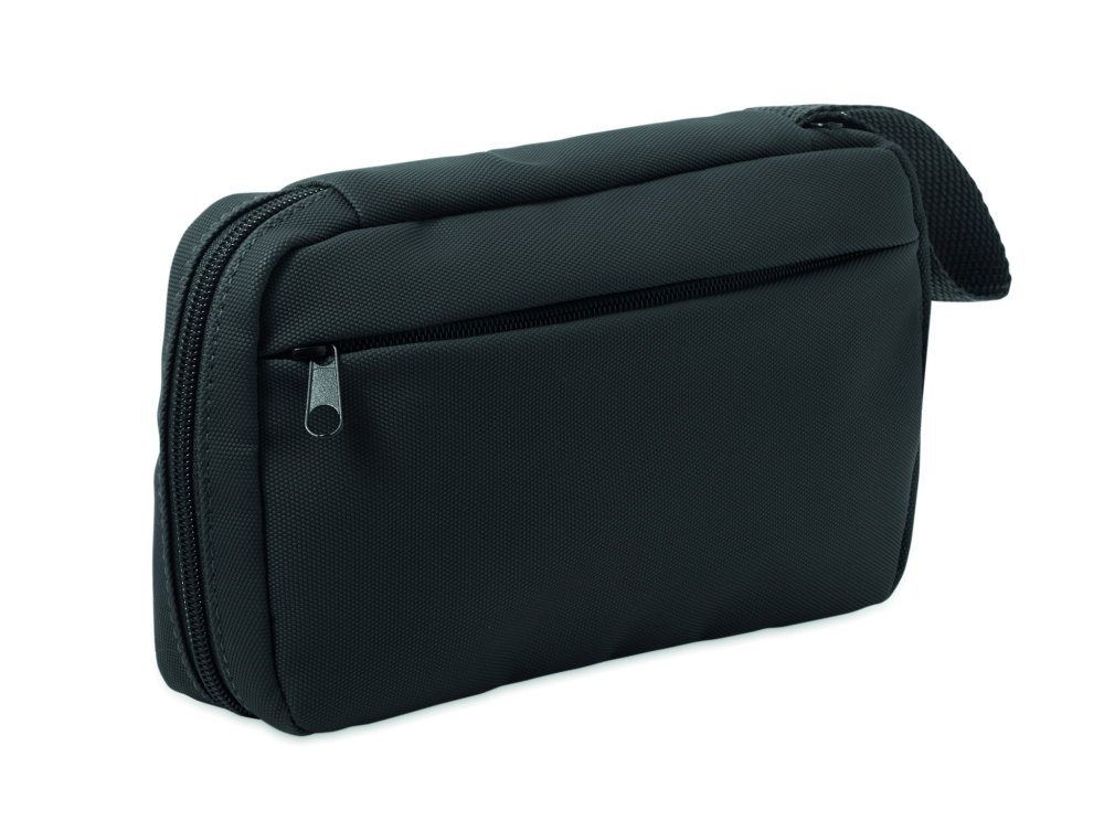 Лого трейд pекламные cувениры фото: Toiletry bag 600D RPET