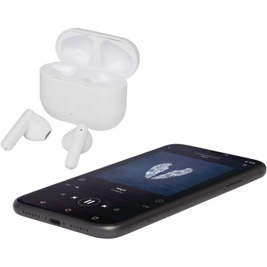 Логотрейд бизнес-подарки картинка: Altais гарнитура True Wireless Bluetooth® из переработанной пластмассы