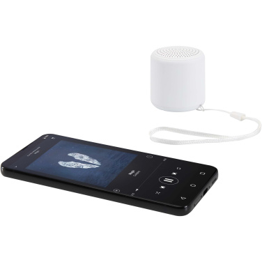 Лого трейд pекламные продукты фото: Беспроводной динамик Bluetooth® Velkis из переработанной пластмассы мощностью 3 Вт