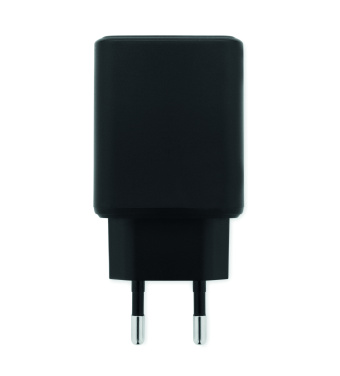 Логотрейд pекламные cувениры картинка: EU 2-pole wall adapter/charger