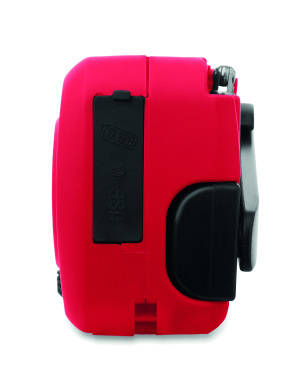 Лого трейд pекламные подарки фото: Portable radio SOS with LED torch