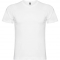 Samoyedo kortärmad v-ringad T-shirt för herr, Vit