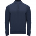 Epiro långärmad sweatshirt med kvartslång dragkedja för barn, Marinblå