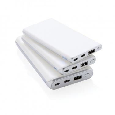 Logotrade presentreklam bild: Ultrasnabb 10.000 mAh powerbank med PD