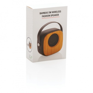 Logotrade kampanjprodukter bild: Bambu 3W trådlös högtalare