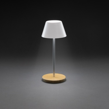 Logotrade kampanjprodukter bild: Pure Glow USB återuppladdningsbar bordslampa RCS rplast