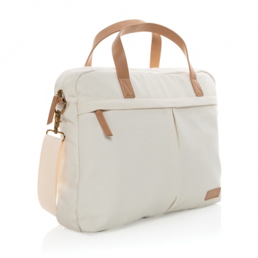 Logotrade profilreklam bild: Impact AWARE™ laptopväska i 16 oz. återvunnen canvas