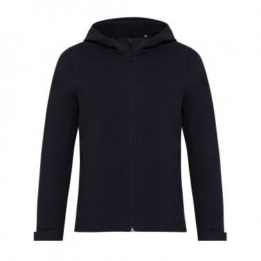 Logotrade profilprodukter bild: Iqoniq Makalu soft shell damjacka i återvunnen polyester