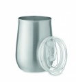 Mugg återvunnen rostfri metall, Matt Silver