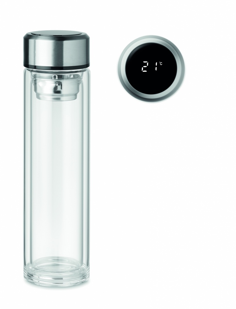 Logotrade profilprodukter bild: Flaska med touchtermometer