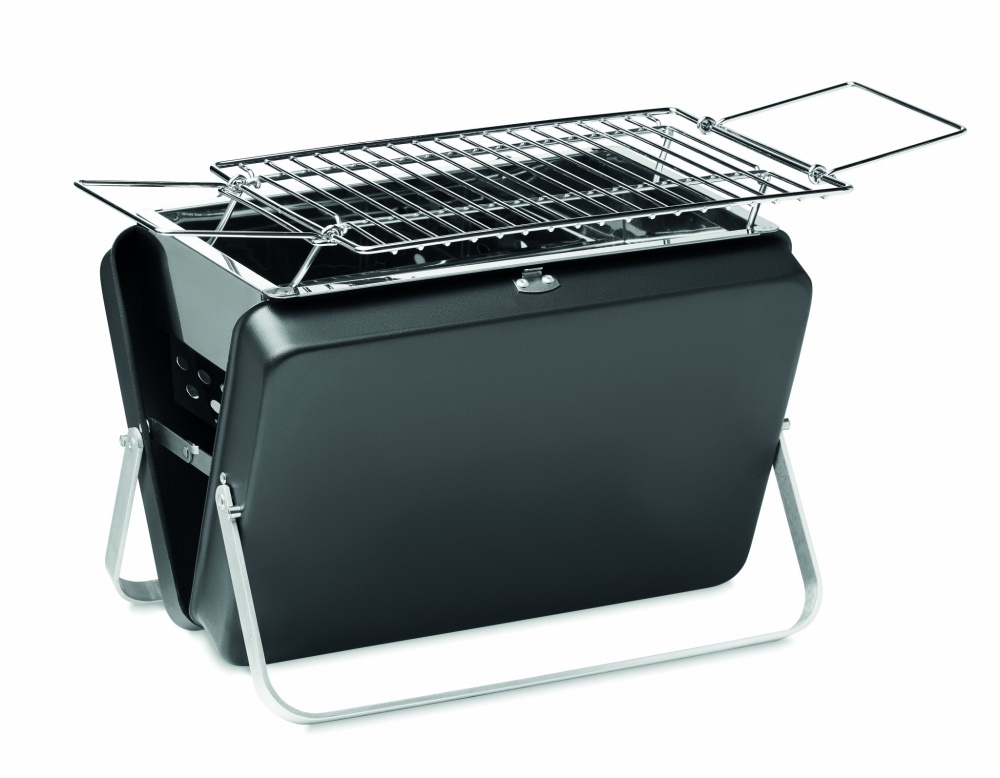 Logotrade presentreklam bild: Bärbar kolgrill med stativ