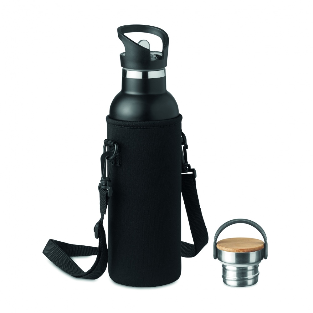 Logotrade reklamprodukter bild: Flaska med dubbelvägg 700 ml