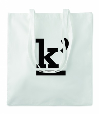 Logotrade reklamprodukter bild: Kasse i bambu långa handtag