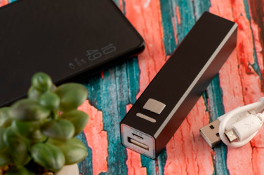 Logotrade profilprodukter bild: Powerbank i metall PORT HOPE 2200mAh
