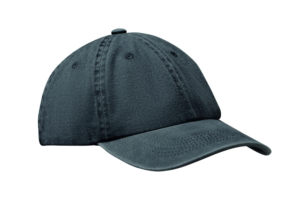 Logotrade kampanjprodukter bild: basebollkeps med 6 paneler 265 gr/