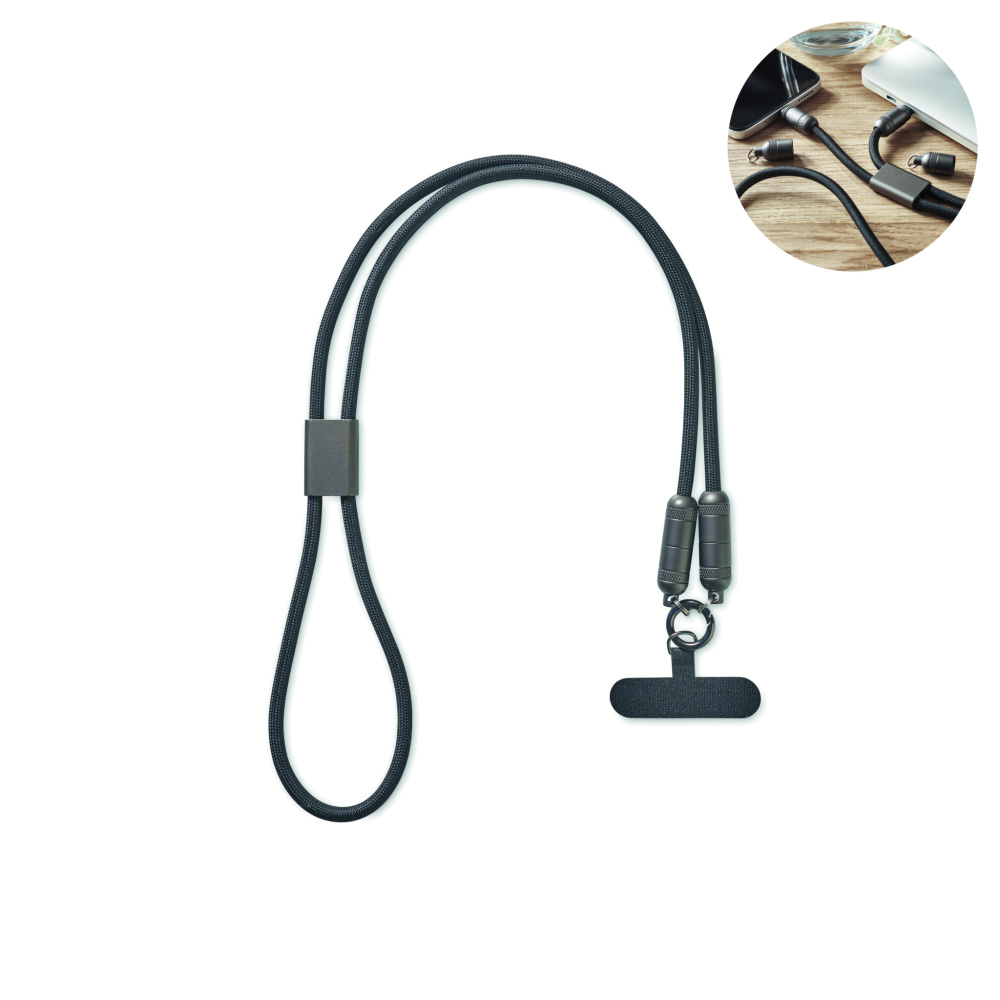 Logotrade kampanjprodukter bild: 60W telefonhållare laddkabel