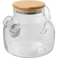 Zen tekanna med sil och bambulock, Transparent