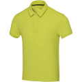 Akoya unisex polo av återvunnen frotté, Kalk