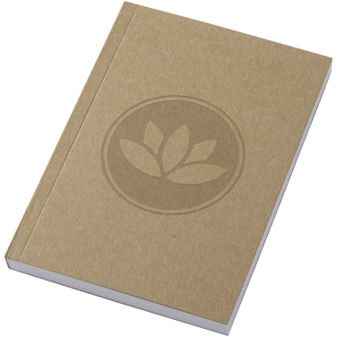 Logotrade reklamprodukter bild: Novella Austen A6 anteckningsbok med återvunnet mjukt omslag med kraftpapper, 100 ark