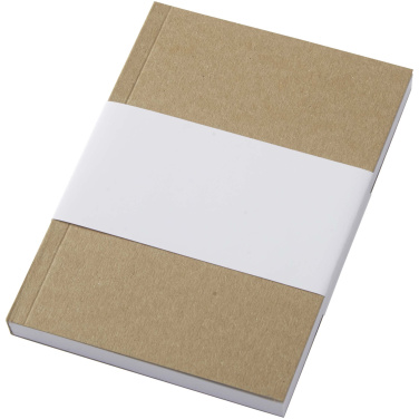 Logotrade kampanjprodukter bild: Novella Austen A6 anteckningsbok med återvunnet mjukt omslag med kraftpapper, 100 ark