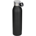 Grom 650 ml vattenflaska av RCS-certifierat rostfritt stål, Helsvart