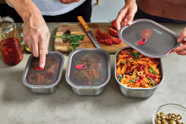 Logotrade profilprodukter bild: Black+Blum Matlådeset i Rostfritt Stål – 3 delar