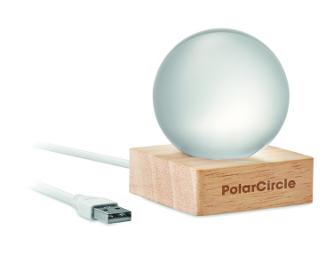 Logotrade presentreklam bild: LED-glaskula
