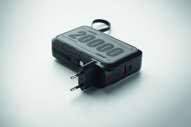 Logotrade reklamprodukter bild: Powerbank 20000 mAh i ABS
