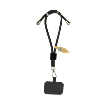 Logotrade reklamprodukter bild: CarryLoop RCS  PET-justerbar telefonrem för mobiltelefon