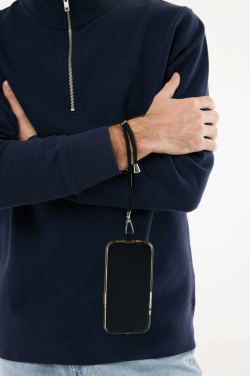Logotrade reklamprodukter bild: CarryLoop RCS  PET-justerbar telefonrem för mobiltelefon