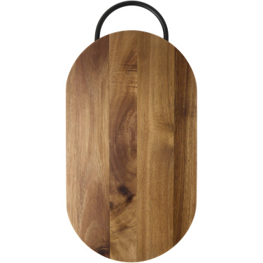 Logotrade reklamprodukter bild: Julienne skärbräda med handtag, av akaciaträ