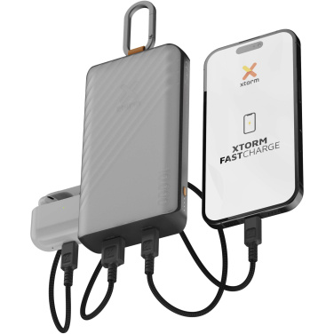 Logotrade profilreklam bild: Xtorm XG2S101 Go2 10 000 mAh 15 W solcellsdriven powerbank med belysning