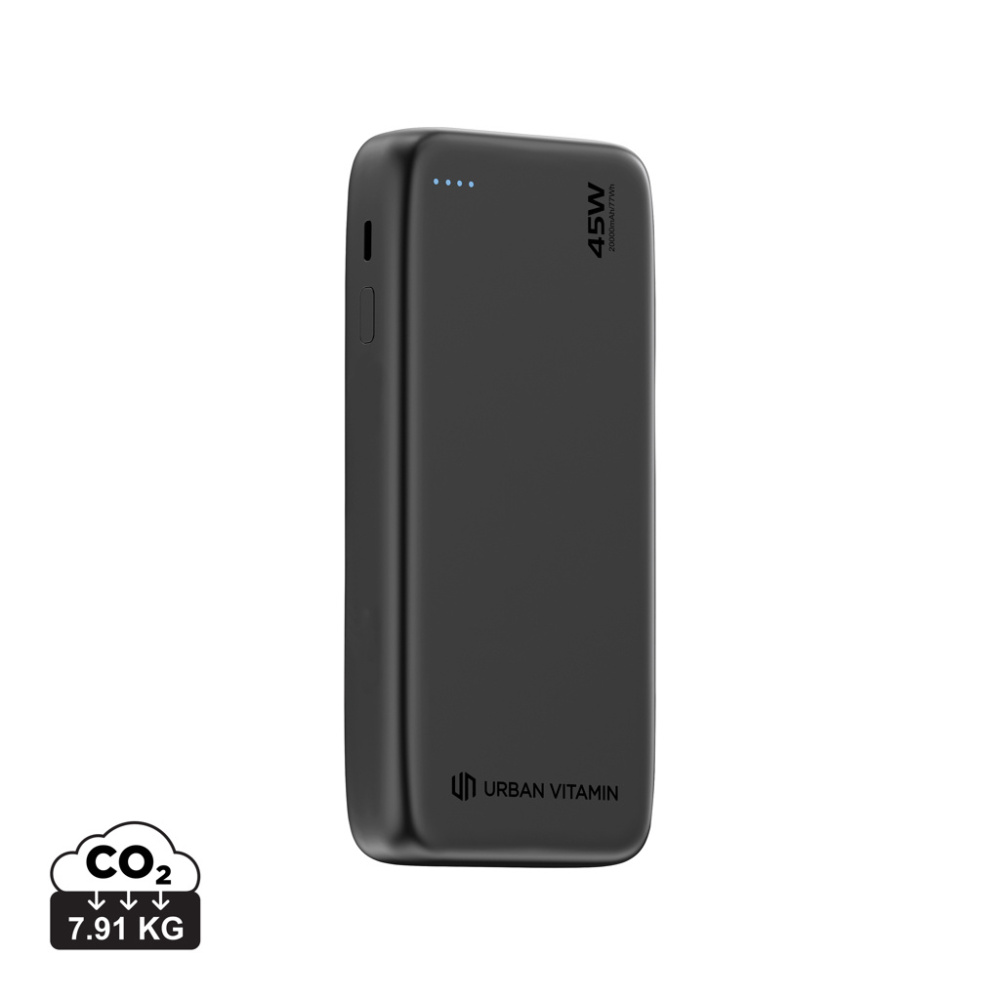 Logotrade profilprodukter bild: Urban Vitamin San Mateo 45W 20 000 mAh Powerbank