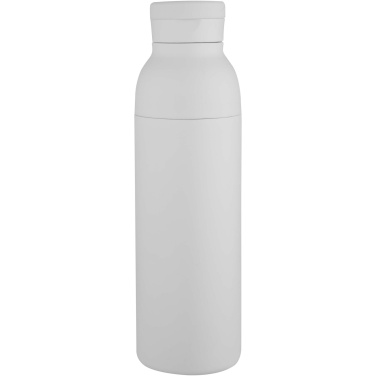 Logotrade kampanjprodukter bild: Illuminate 650 ml isolerad vattenflaska med dubbelvägg tillverkad av återvunnet RCS-rostfritt stål