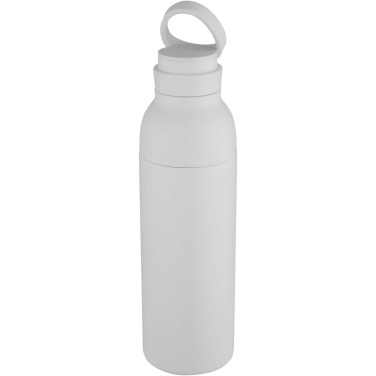 Logotrade profilprodukter bild: Illuminate 650 ml isolerad vattenflaska med dubbelvägg tillverkad av återvunnet RCS-rostfritt stål