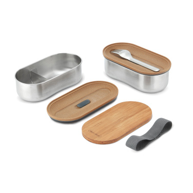 Logotrade kampanjprodukter bild: Black+Blum Dubbel Rostfri Bento-låda