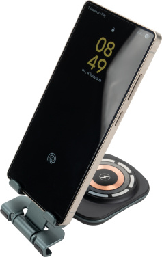 Logotrade profilprodukter bild: Telefonhållare med trådlös laddare