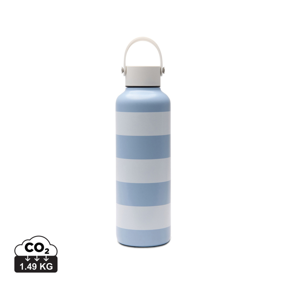 Logotrade profilprodukter bild: VINGA Lagoa RCS återvunnet stål flaska 600 ML