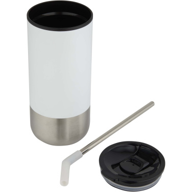 Logotrade profilprodukter bild: Grayson 480 ml RCS-återvunnen isolerad termos med sugrör