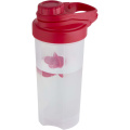 Forza 700 ml sportflaska med shakerboll, Röd
