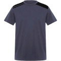 Expedition 160 g/m2 kortärmad T-shirt för herr, Bly / Svart